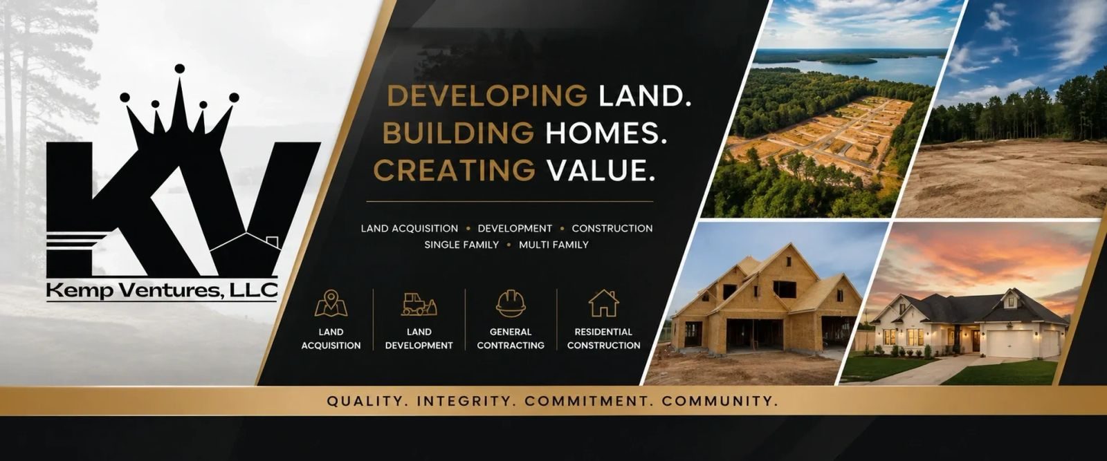Kemp Ventures: Developing Land. Building Homes. Creating Value.